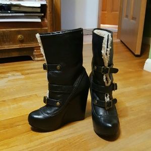 COPY - Betsey Johnson wedge boots. Any reasonable…